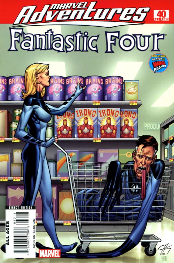 Marvel Adventures: Fantastic Four #40 cover