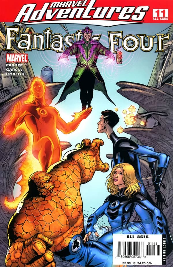 Marvel Adventures Fantastic Four #11 cover