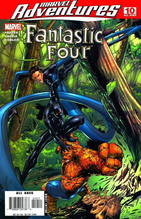 Marvel Adventures Fantastic Four #10 cover
