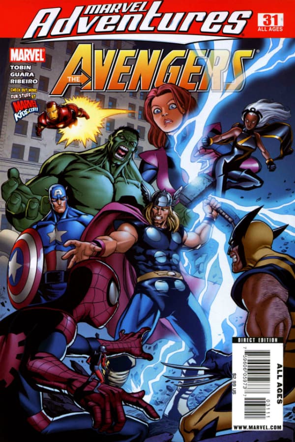 Marvel Adventures The Avengers #31 cover