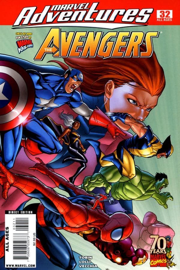 Marvel Adventures The Avengers #32 cover