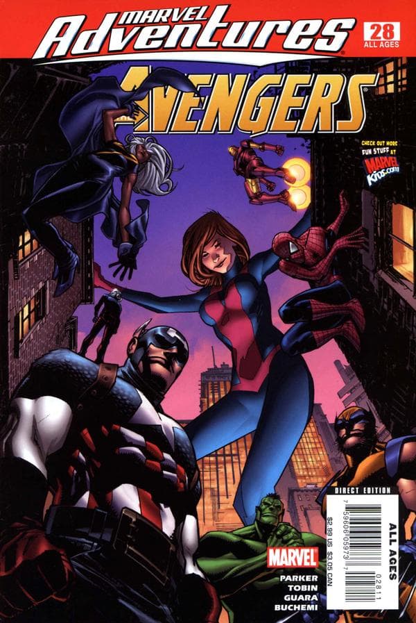 Marvel Adventures The Avengers #28 cover