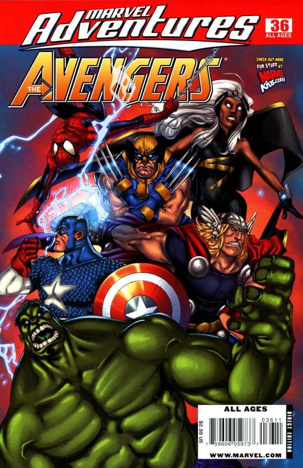 Marvel Adventures The Avengers #36 cover
