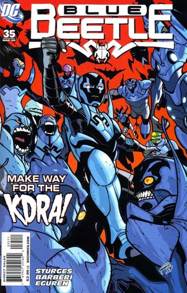 The Blue Beetle #35 cover