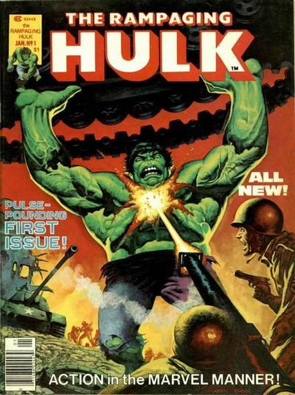 Rampaging Hulk #1 cover