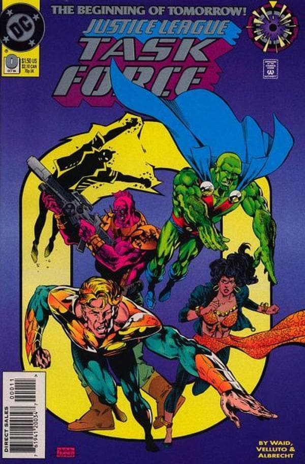 Justice League Task Force #0 cover