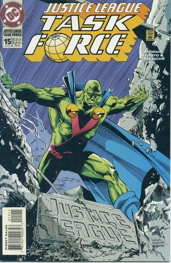Justice League Task Force #15 cover