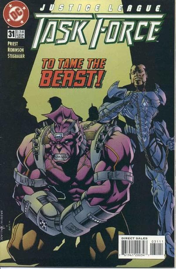 Justice League Task Force #31 cover