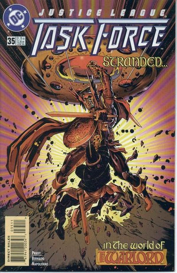 Justice League Task Force #35 cover
