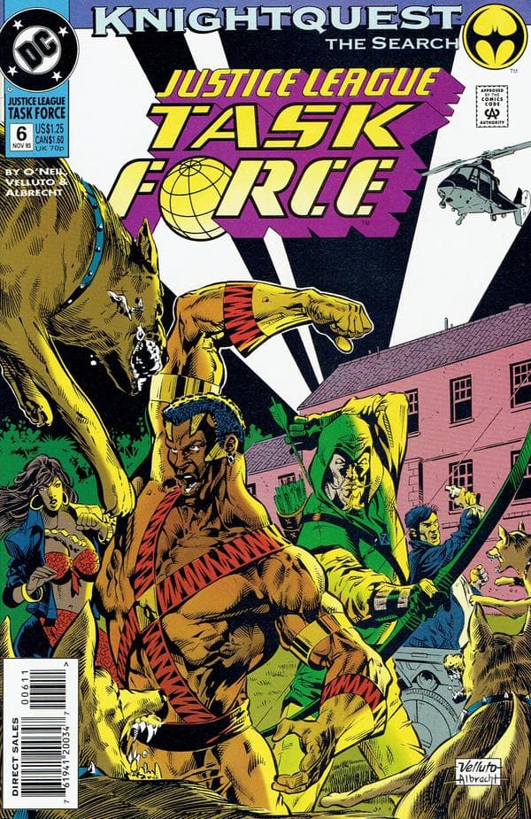 Justice League Task Force #6 cover