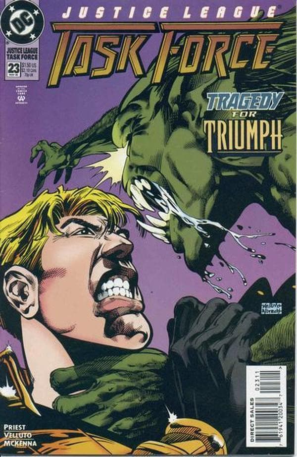 Justice League Task Force #23 cover