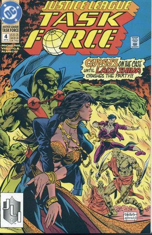 Justice League Task Force #4 cover