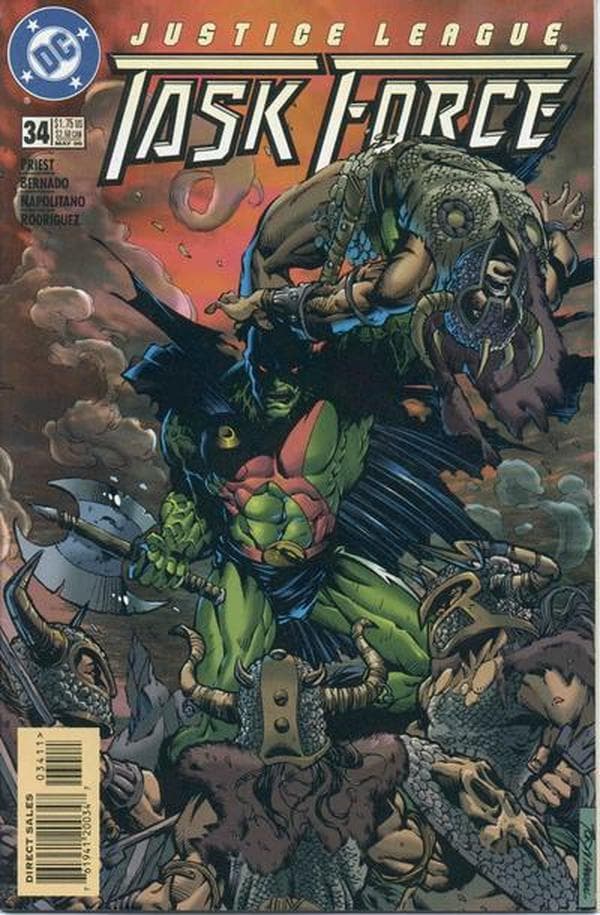 Justice League Task Force #34 cover