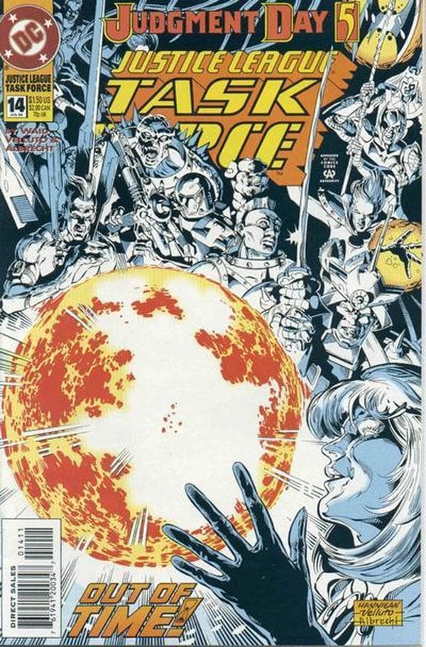 Justice League Task Force #14 cover