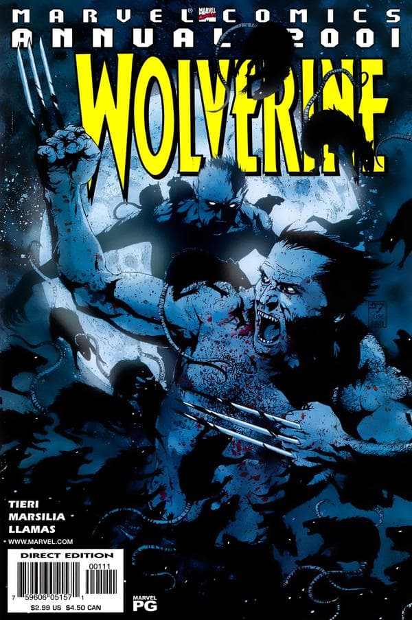 Wolverine 2001 #1 cover