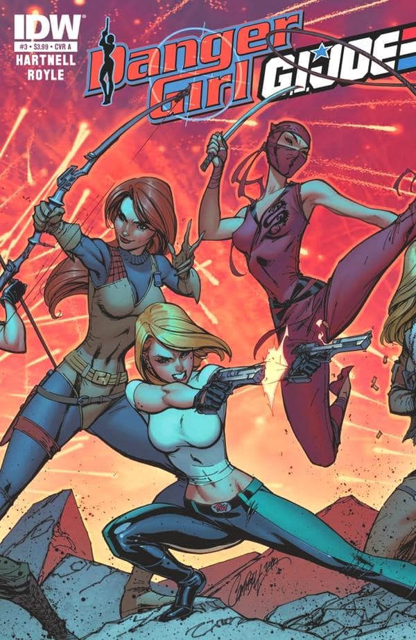 Danger Girl/G.I. Joe #3 cover