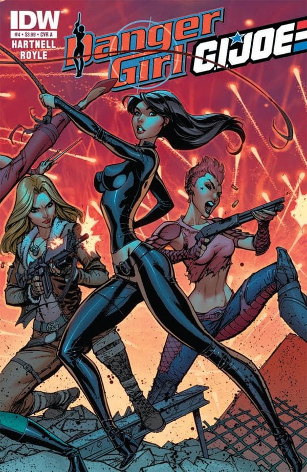 Danger Girl/G.I. Joe #4 cover