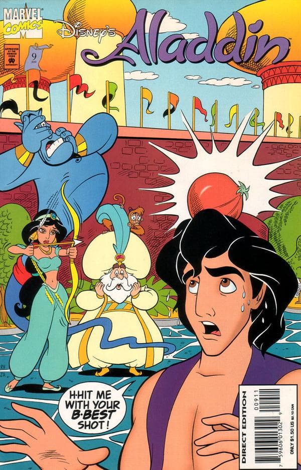 Disney's Aladdin #9 cover