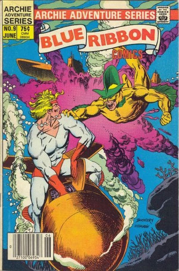 Blue Ribbon Comics #9 cover