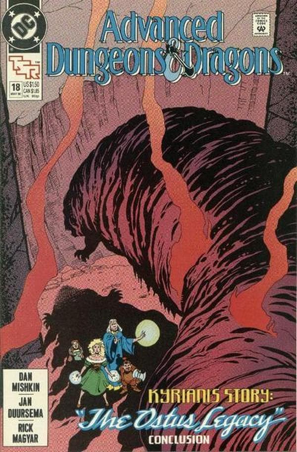 Advanced Dungeons & Dragons Comic Book #18 cover