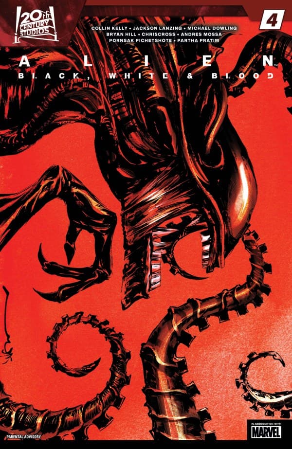 Alien: Black, White & Blood #4 cover