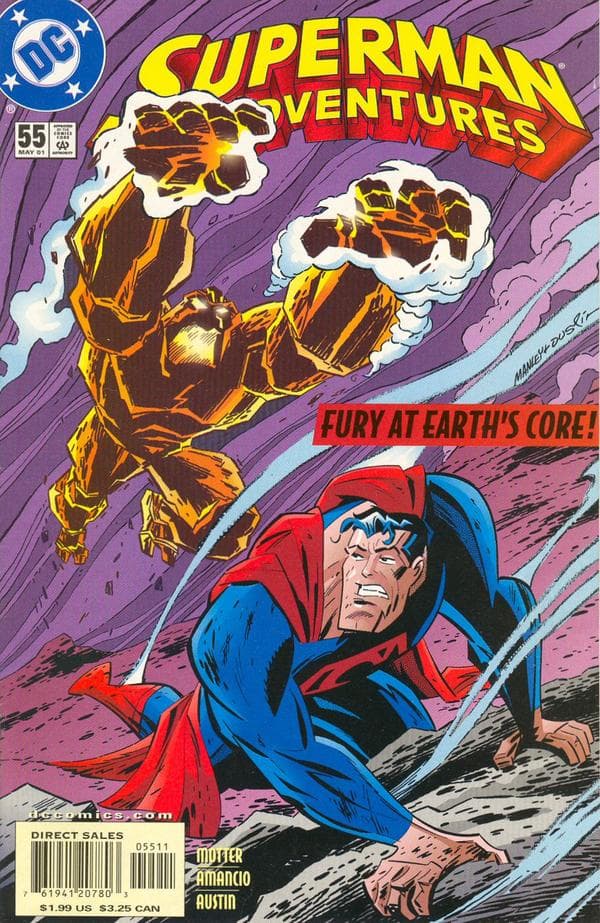 Superman Adventures #55 cover