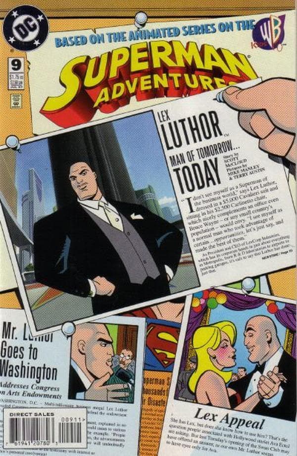 Superman Adventures #9 cover