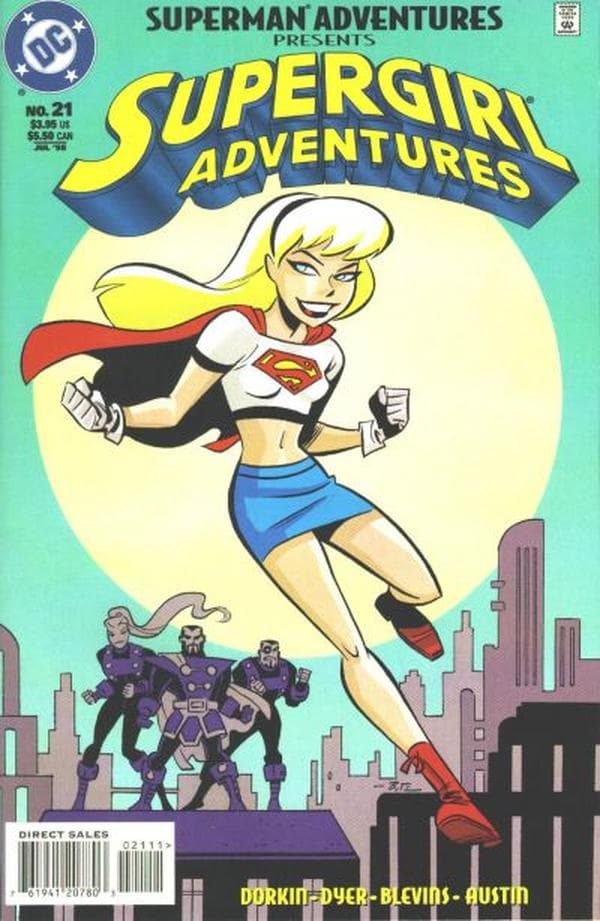 Superman Adventures #21 cover