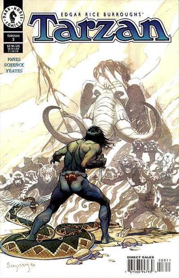 Tarzan #3 cover
