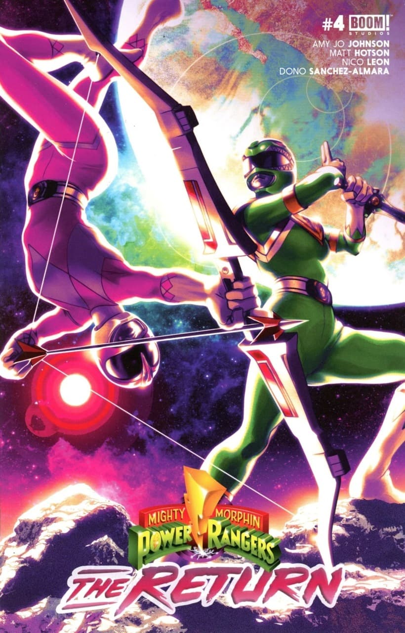 Mighty Morphin Power Rangers: The Return #4 cover
