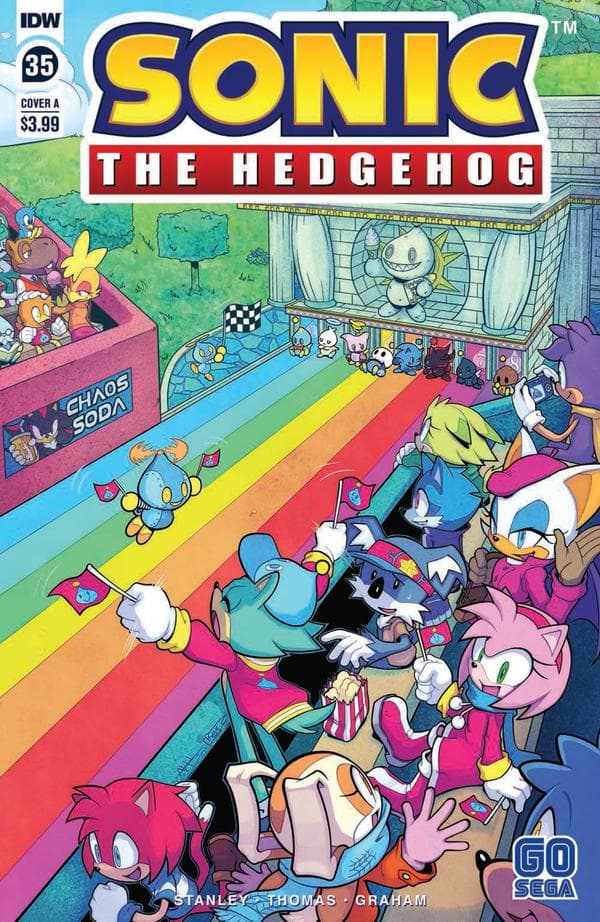 Sonic the Hedgehog #35 cover