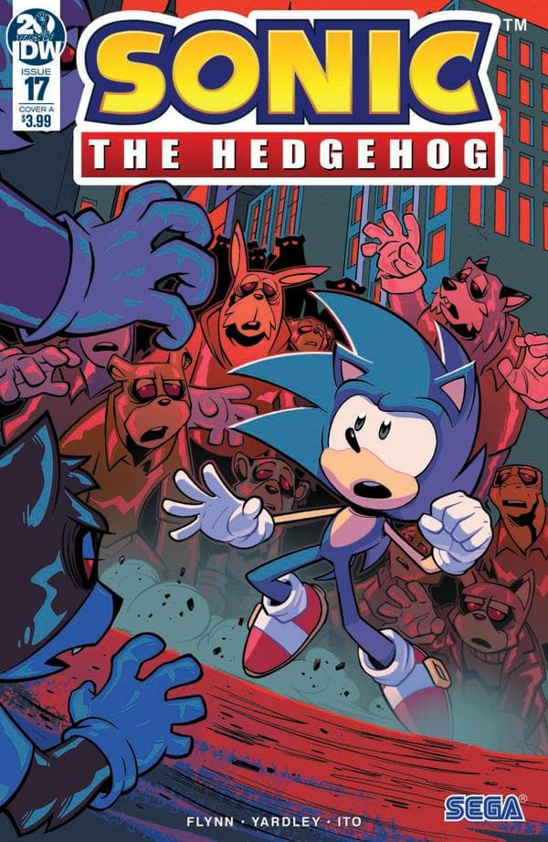 Sonic the Hedgehog #17 cover
