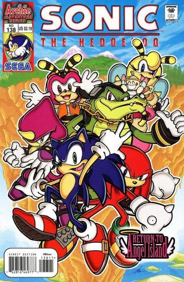 Sonic the Hedgehog #138 cover