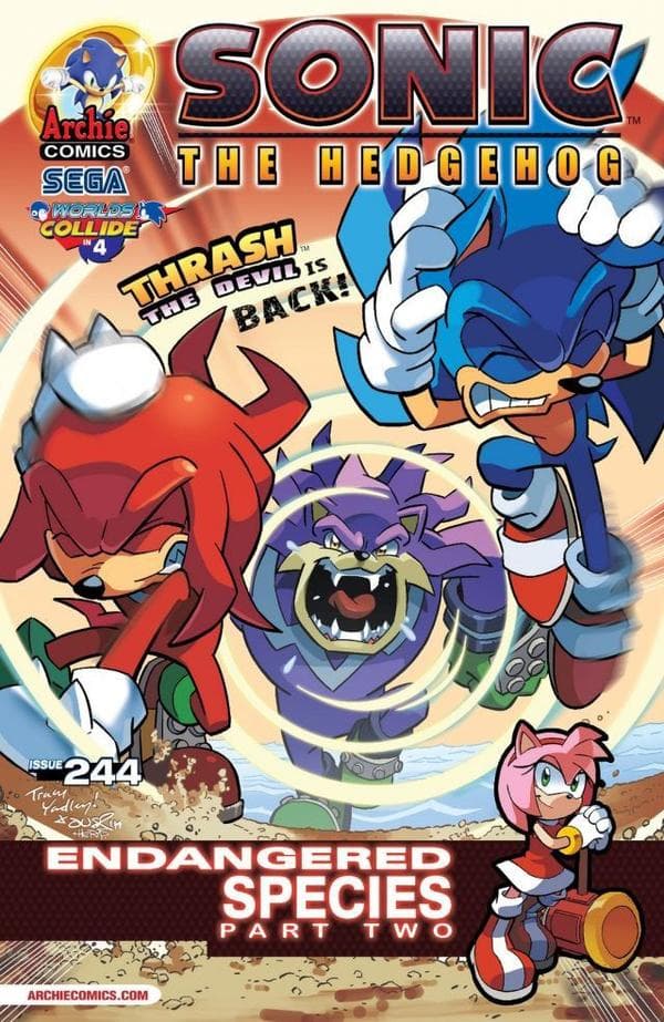 Sonic the Hedgehog #244 cover