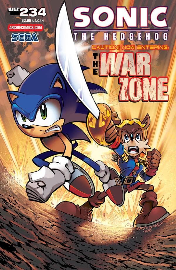 Sonic the Hedgehog #234 cover