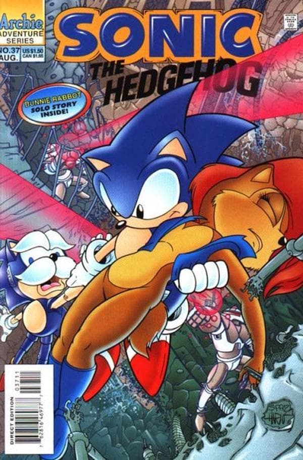 Sonic the Hedgehog #37 cover