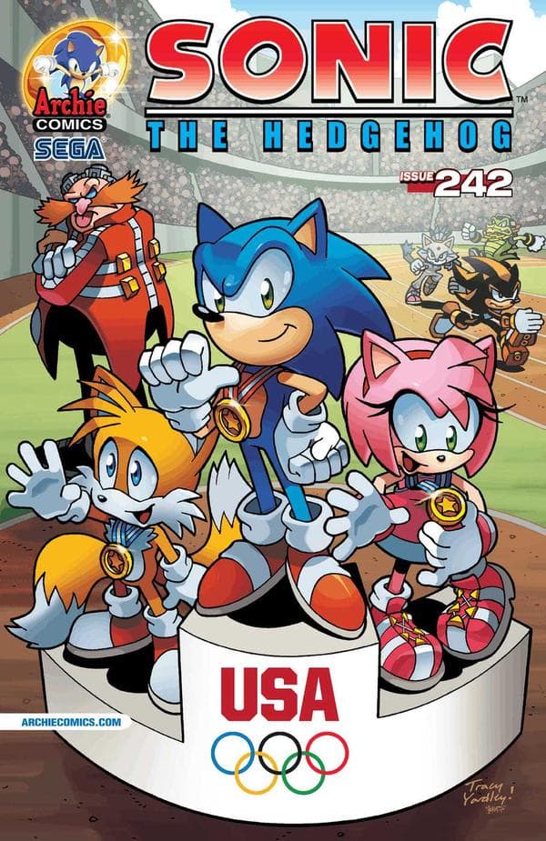 Sonic the Hedgehog #242 cover