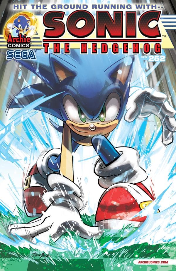 Sonic the Hedgehog #252 cover