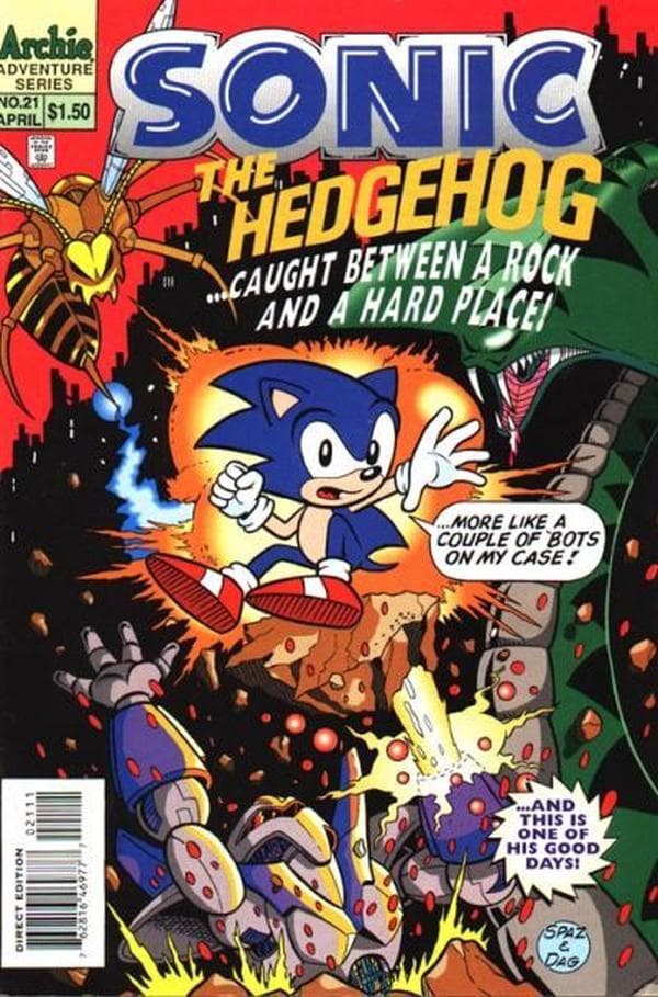 Sonic the Hedgehog #21 cover