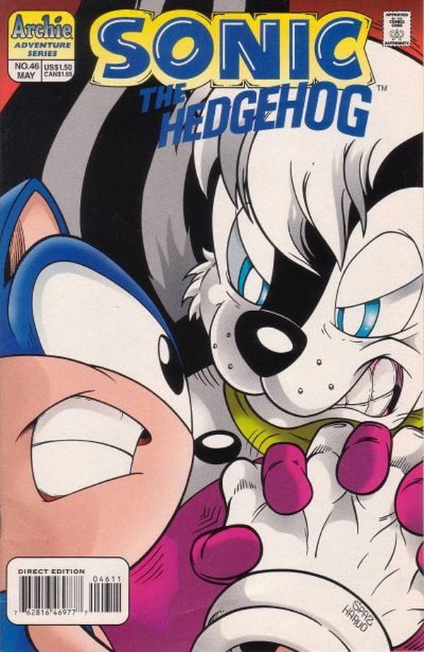 Sonic the Hedgehog #46 cover
