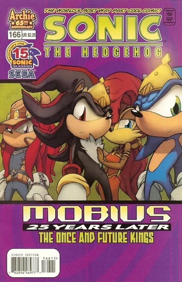 Sonic the Hedgehog #166 cover