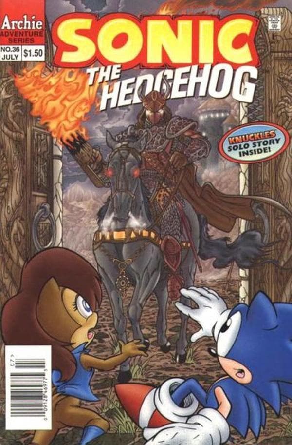 Sonic the Hedgehog #36 cover
