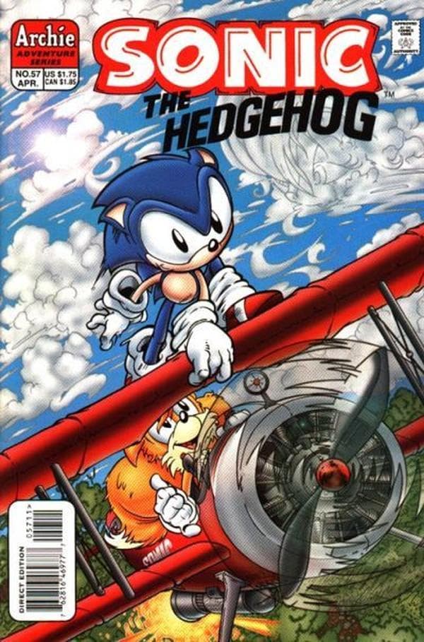 Sonic the Hedgehog #57 cover