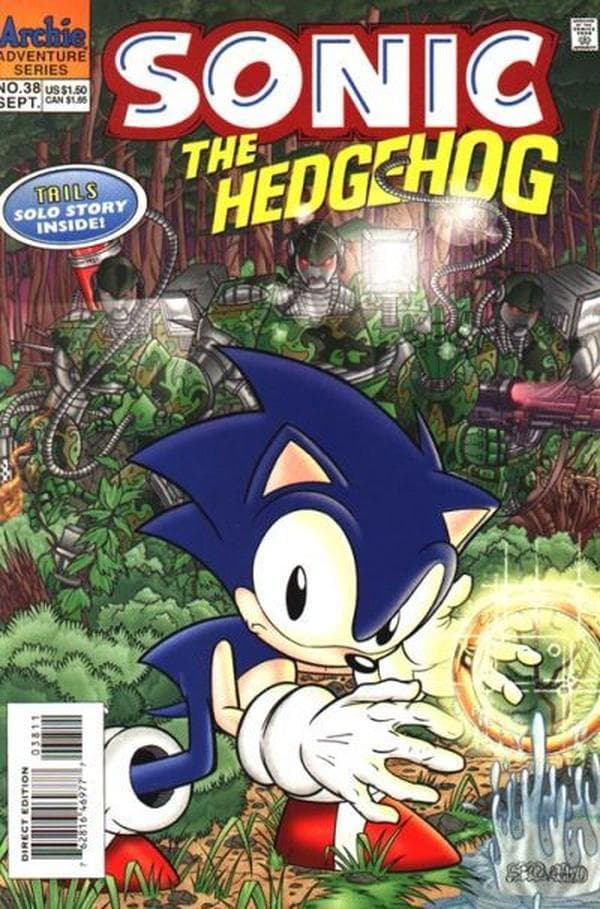 Sonic the Hedgehog #38 cover
