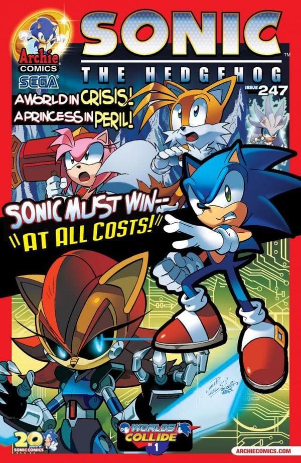 Sonic the Hedgehog #247 cover