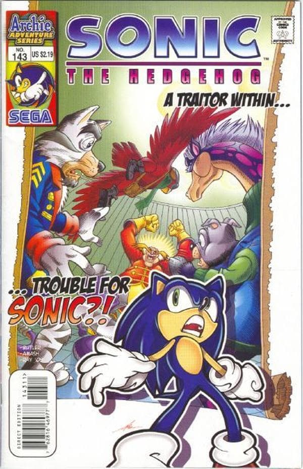 Sonic the Hedgehog #143 cover