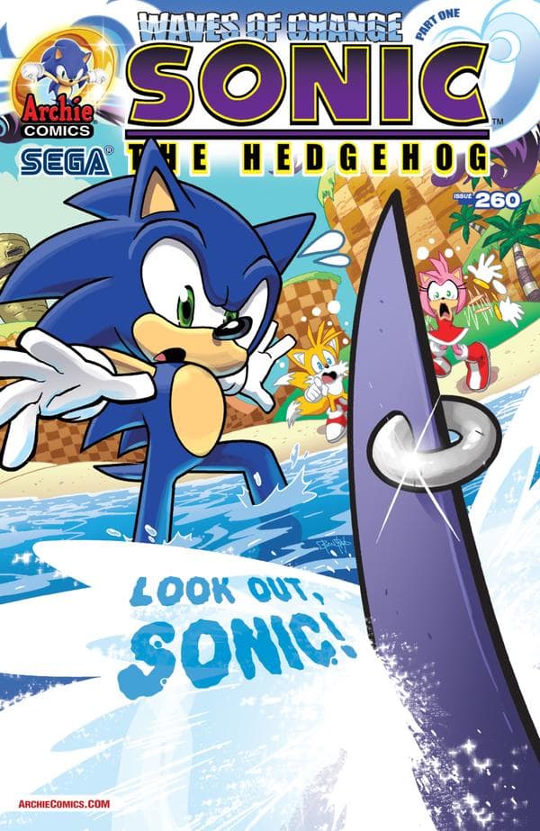 Sonic the Hedgehog #260 cover