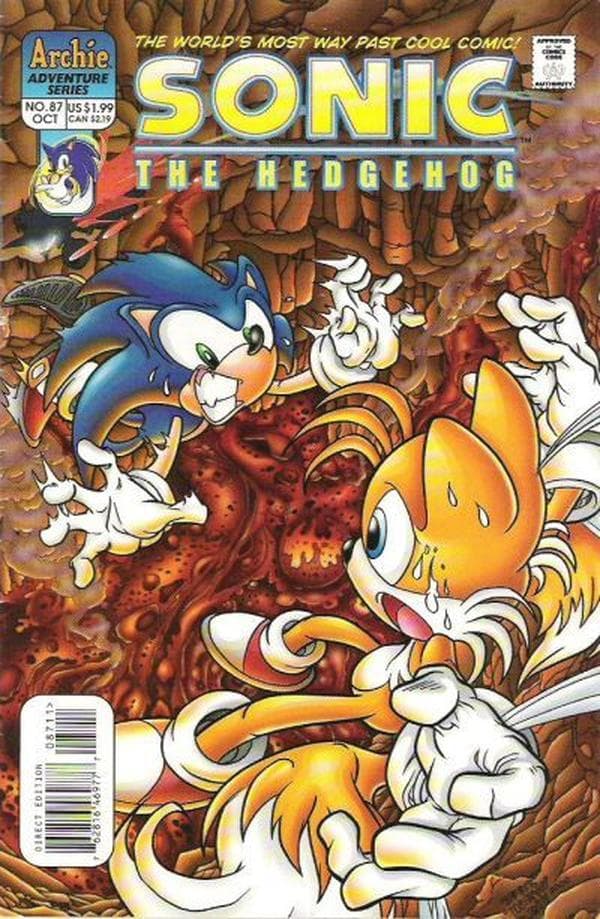 Sonic the Hedgehog #87 cover