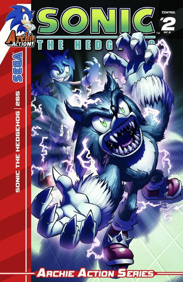 Sonic the Hedgehog #265 cover