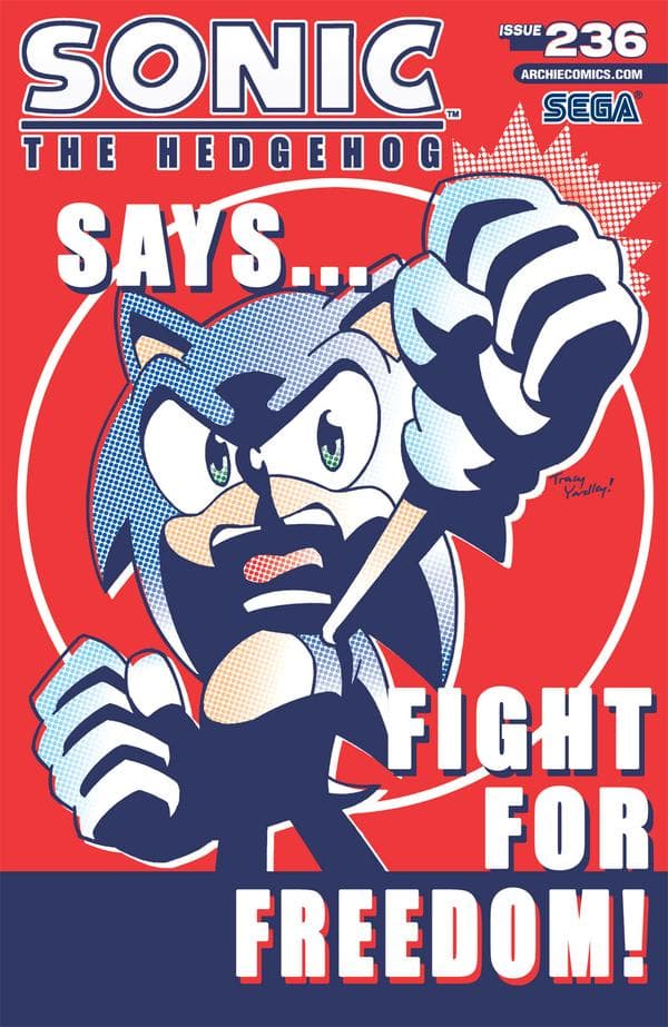Sonic the Hedgehog #236 cover